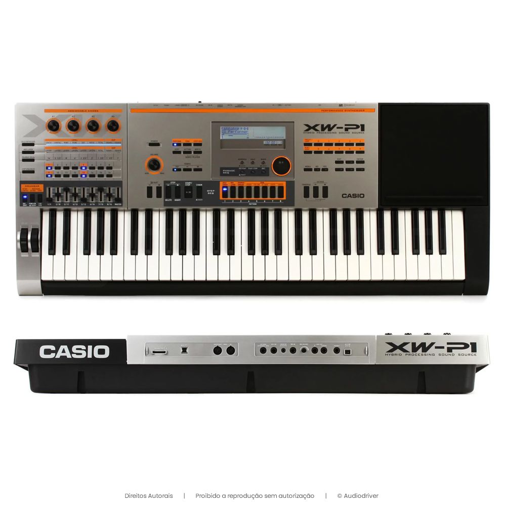 Teclado Sintetizador Casio XW-P1 + Pedal Sustain G + Capa +