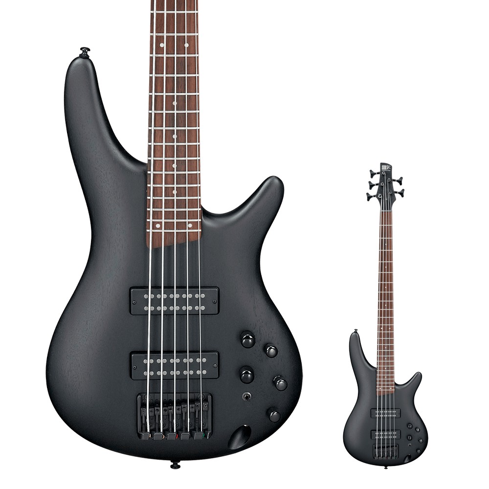 Baixo 5 Cordas Ibanez SR305EB WK Weathered Black - AudioDriver
