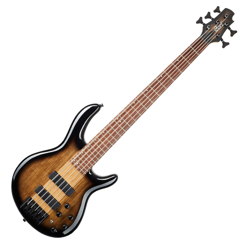 Baixo 5 Cordas Ativo Cort C5 Plus ZBMH TBB Trans Black Burst com