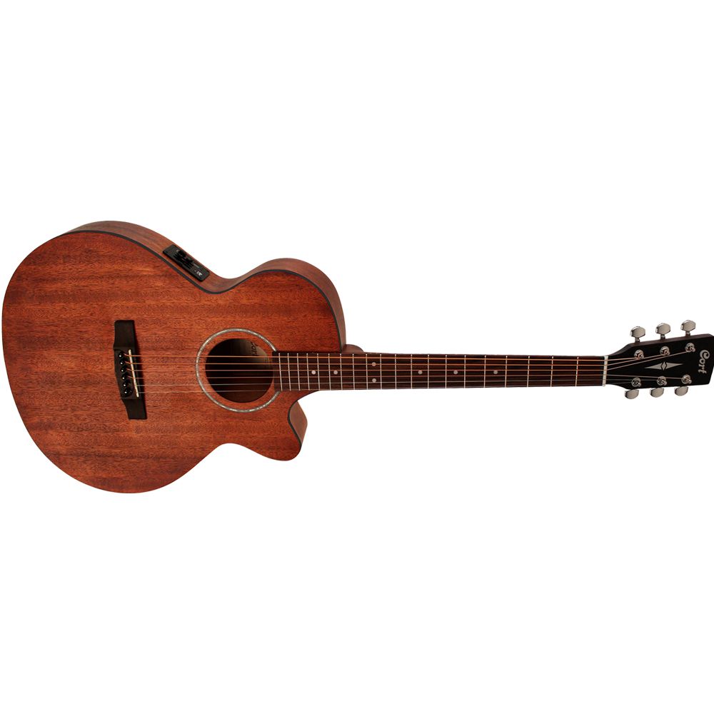 Violão Elétrico Slim Cort SFX MEM OP/B Open Pore Mogno