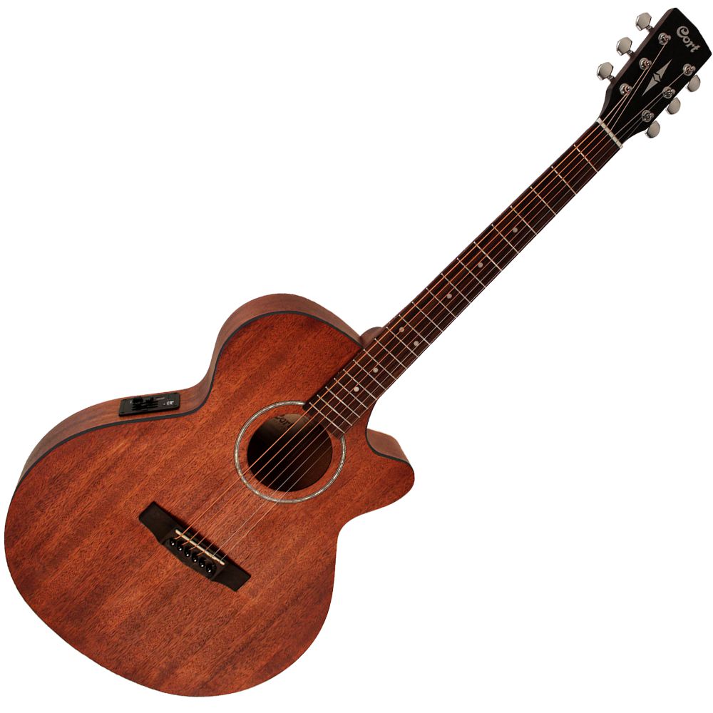 Violão Elétrico Slim Cort SFX MEM OP/B Open Pore Mogno