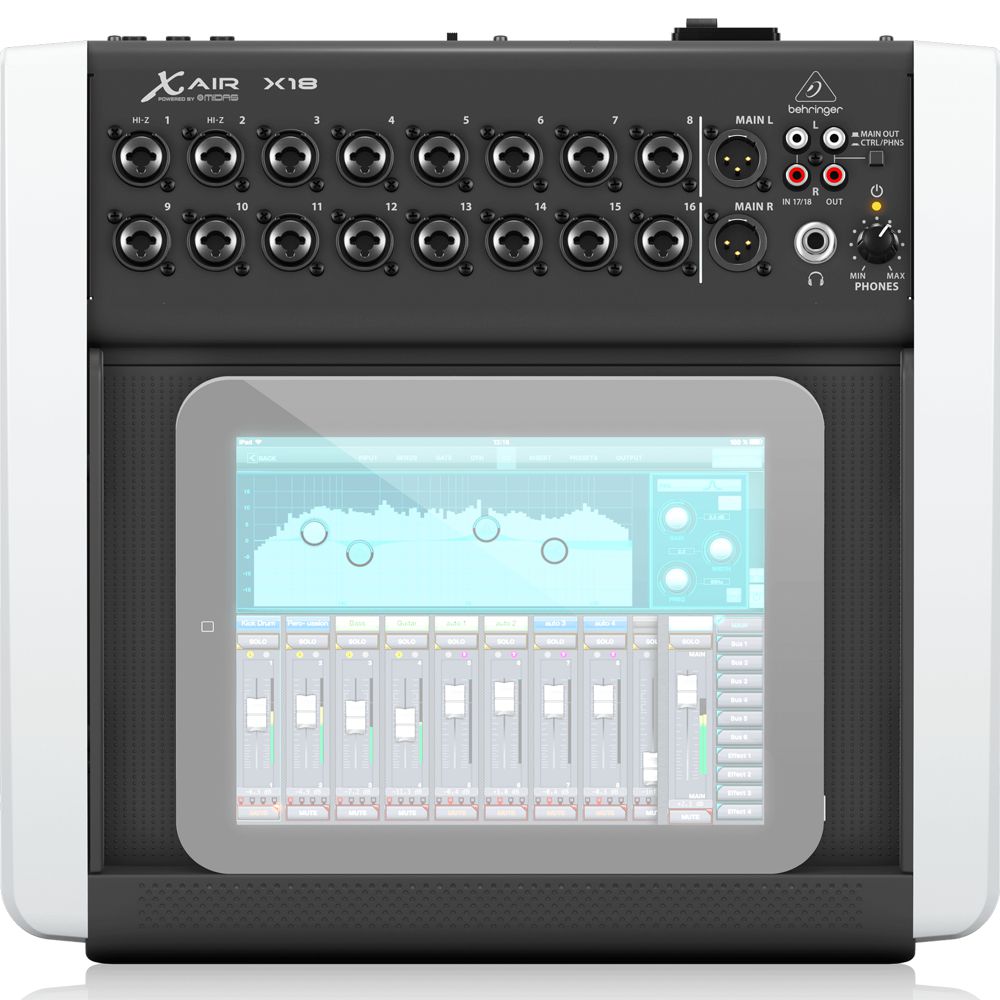 BEHRINGER X AIR X18 iPad接続 デジタルミキサー Mixer Digital para Tablet 18 Canais Behringer Wi-Fi X Air X18 com