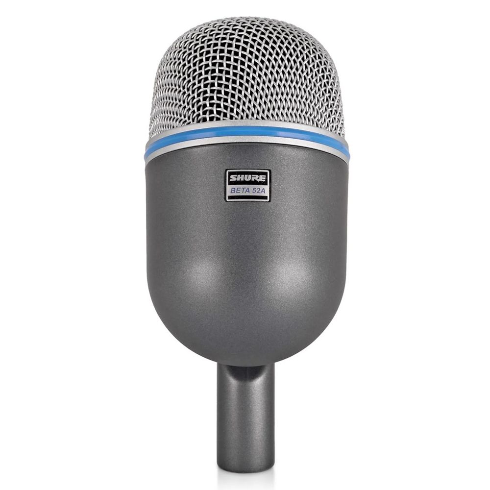 Microfone Shure Beta 52A para Bumbo e Baixo Profissional