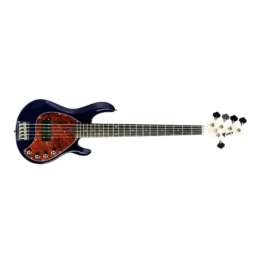 Baixo 5 Cordas Estilo Music Man PHX MSR-5 DBL Sunset Dark Blue