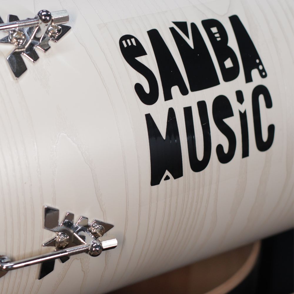 Tamtam Madeira 70X14 PVC Branco Wood 951MA BRW - Samba Music