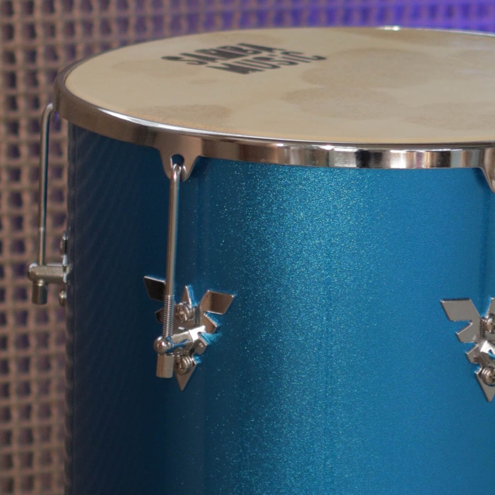 Tantan Madeira 70x14” Samba Music 951MA BLS Blue Sparkle Azul