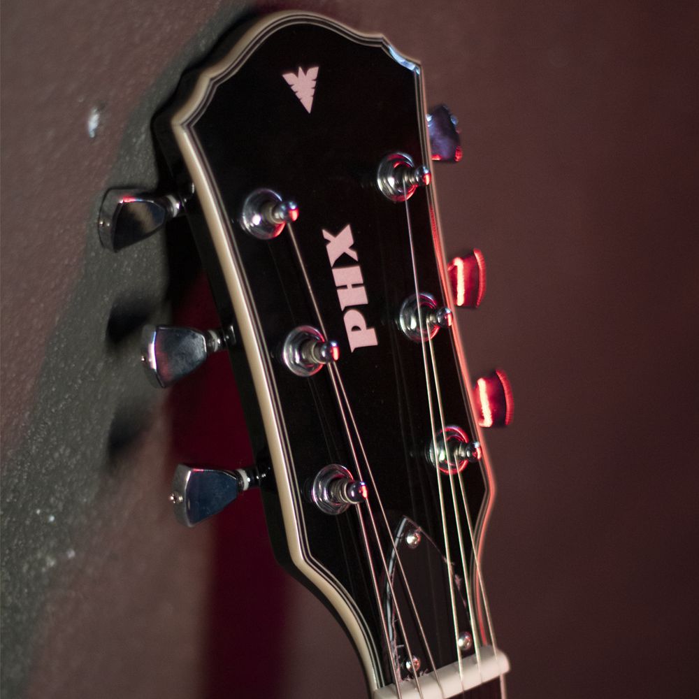 Guitarra Les Paul Studio Flamemaple Preta Solido LP-5 BK - PHX