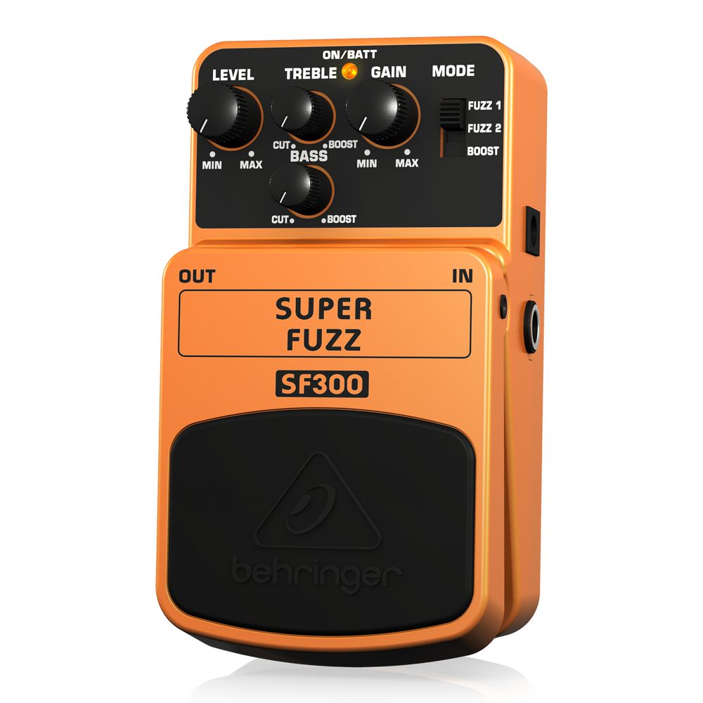 美品 箱ありBehringer SF300 SUPER FUZZ ファズ Pedal Fuzz Behringer SF300: 3 Modos, Guitarra e Baixo