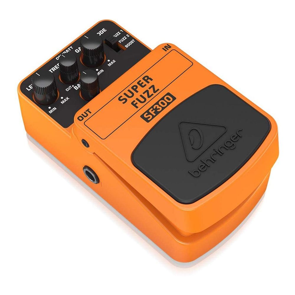 Pedal Fuzz Behringer SF300: 3 Modos, Guitarra e Baixo