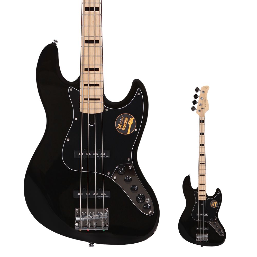 SIRE V7 Alder-4 BK Marcus Miller ギグケース付き Baixo 4 Cordas Sire V7 Vintage Alder Black - AudioDriver