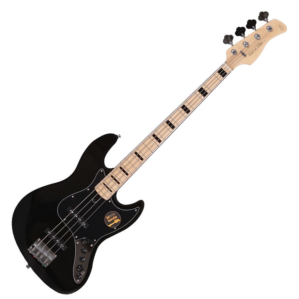 Baixo 4 Cordas Sire V7 Vintage Alder Black - AudioDriver