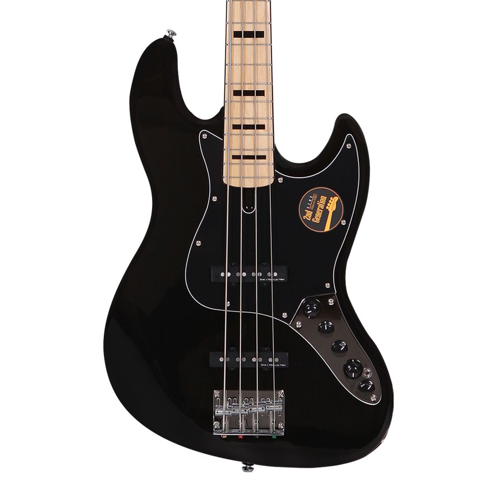 Baixo 4 Cordas Sire V7 Vintage Alder Black - AudioDriver