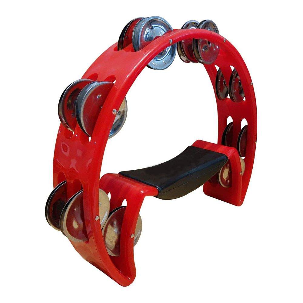 Pandeiro Meia Lua PML 001V Vermelho - Liverpool - AudioDriver