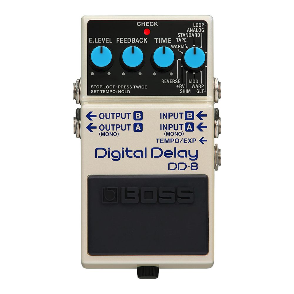 Pedal de Delay para Guitarra BOSS DD-8 Digital Delay com 11 Modos