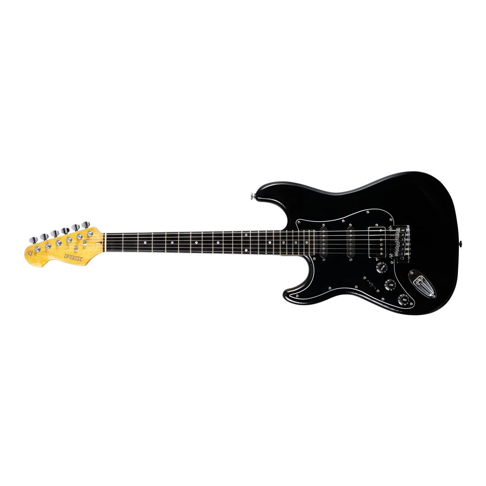 Guitarra Canhoto Strato PHX Power HSS ST-H PR LH Premium Preta