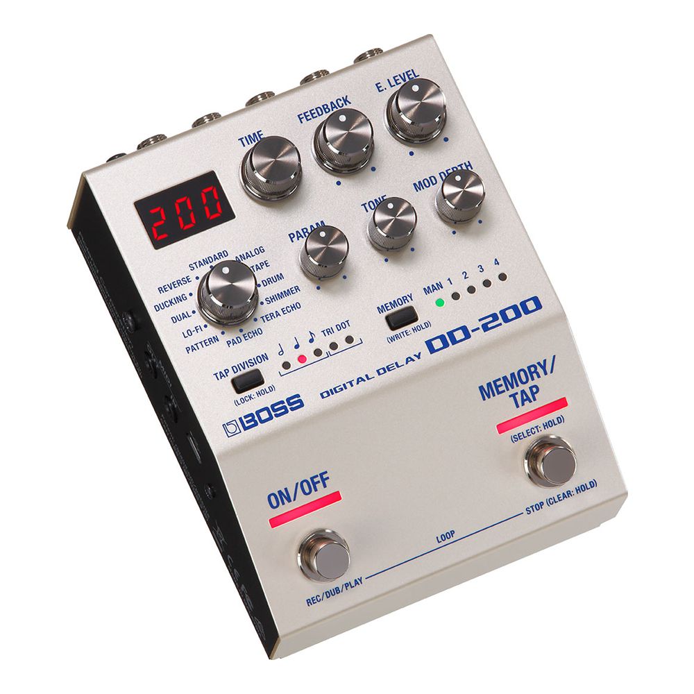 <新品同様> BOSS DD-200 DGITAL DELAY Pedal de Delay para Guitarra BOSS DD-200 Digital Delay com