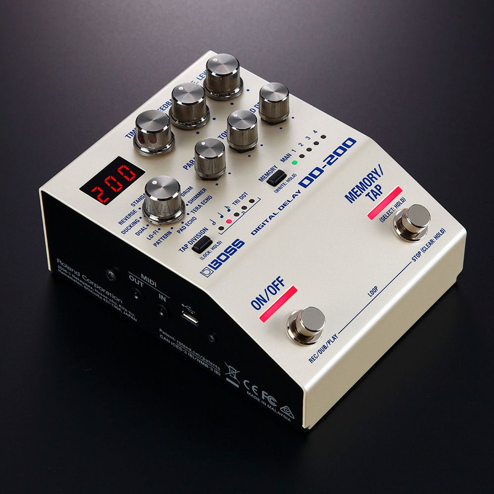 <新品同様> BOSS DD-200 DGITAL DELAY Pedal de Delay para Guitarra BOSS DD-200 Digital Delay com