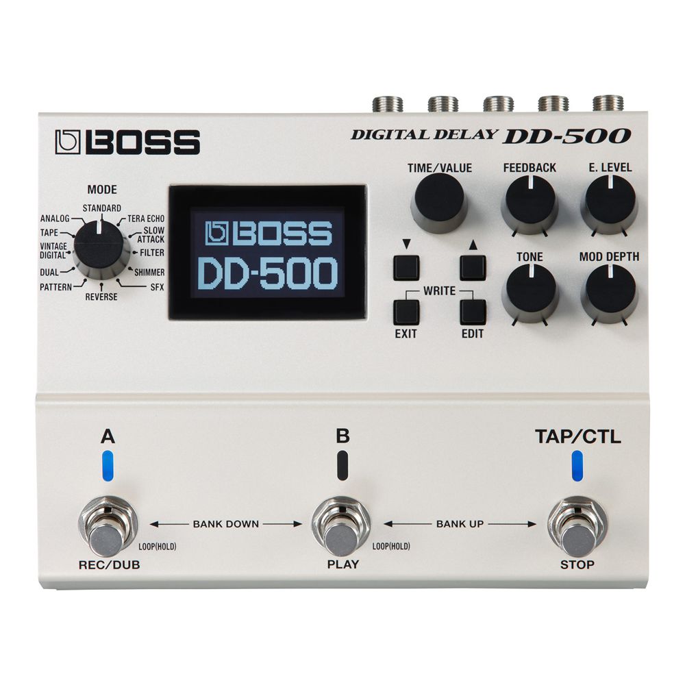 ギター DD-500 Pedal de Delay para Guitarra BOSS DD-500 Digital Delay com