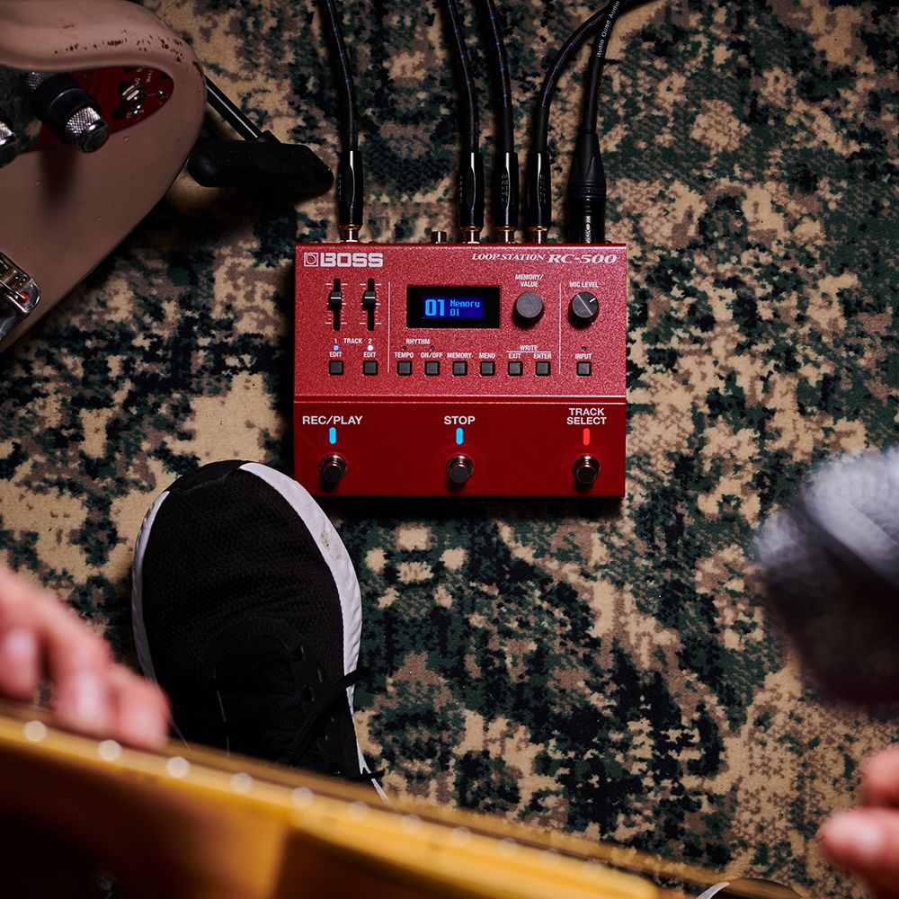 Pedal de Loop 2 Canais BOSS RC-500 - AudioDriver Instrumentos