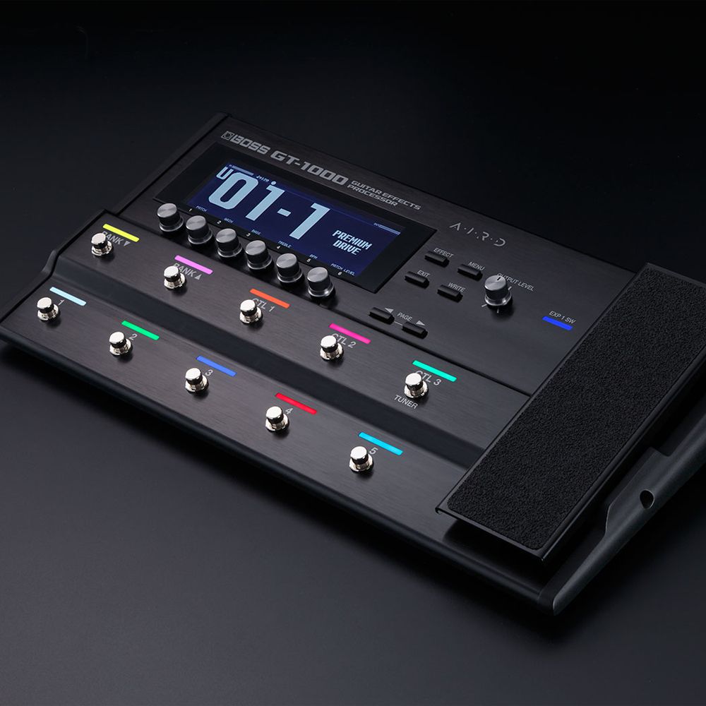 ギター BOSS GT-1000 Pedaleira Multi Efeitos para Guitarra BOSS GT-1000 com Impulse