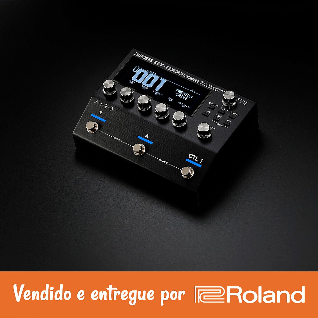Pedaleira Boss GT-1000core | Roland Store - AudioDriver