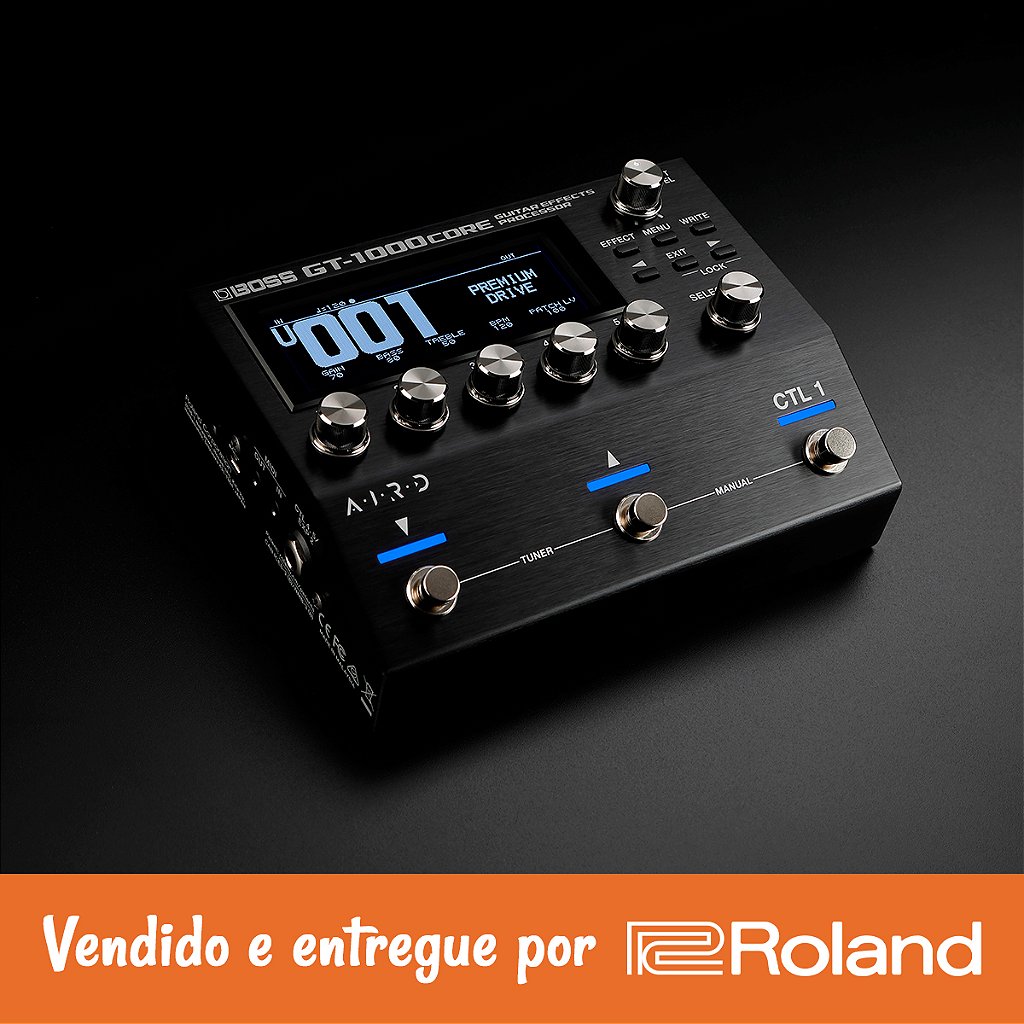 Pedaleira Boss GT-1000core | Roland Store - AudioDriver