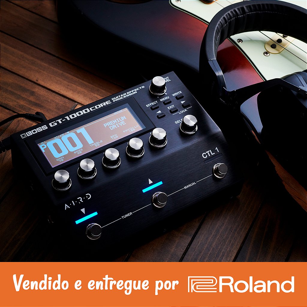 Pedaleira Boss GT-1000core | Roland Store - AudioDriver