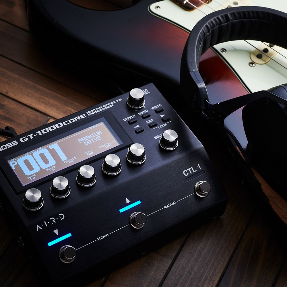 Pedaleira Multi Efeitos Compacta para Guitarra BOSS GT-1000 CORE