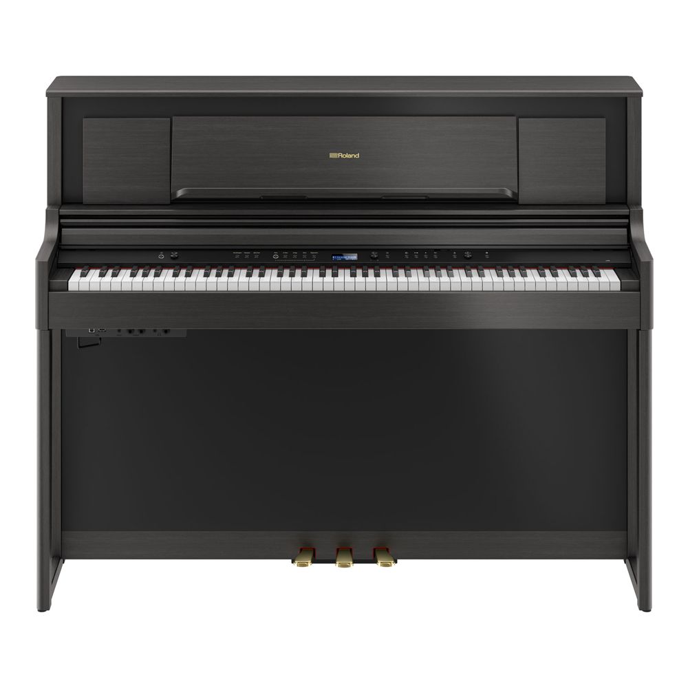 Piano Digital Luxo 88 Teclas Roland LX706 Charcoal Black