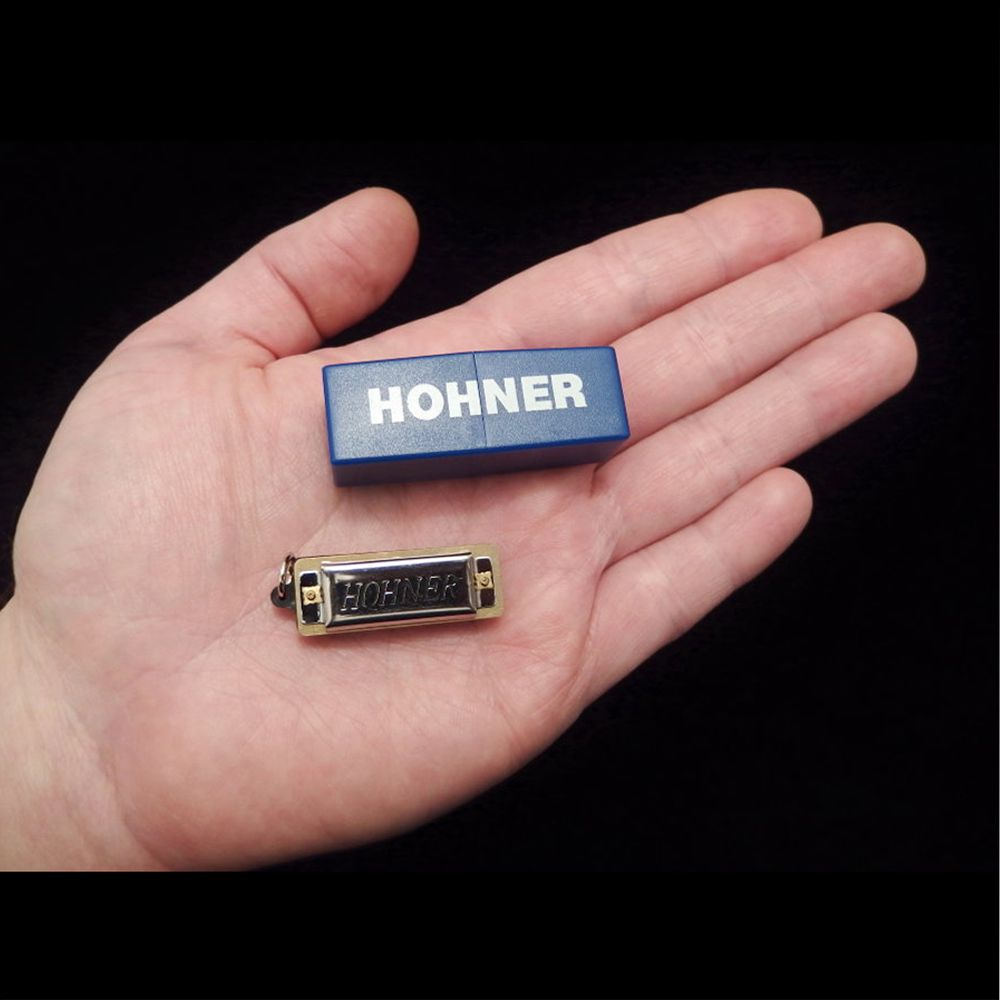 Mini Harmônica Diatônica em C Hohner Mini Harp 125/8 - AudioDriver