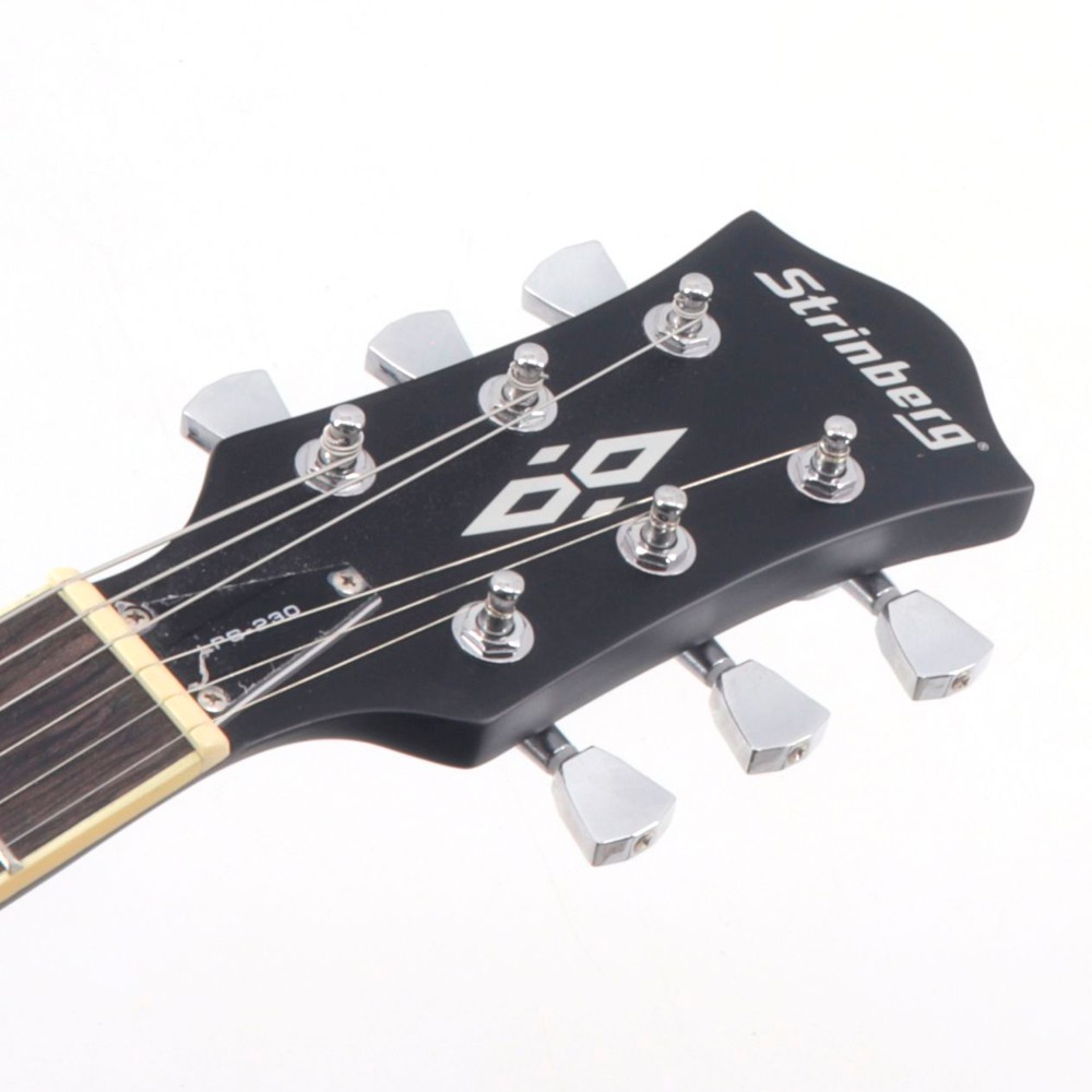 Guitarra Les Paul Strinberg LPS230 BKS Black Satin Fosca com Braço