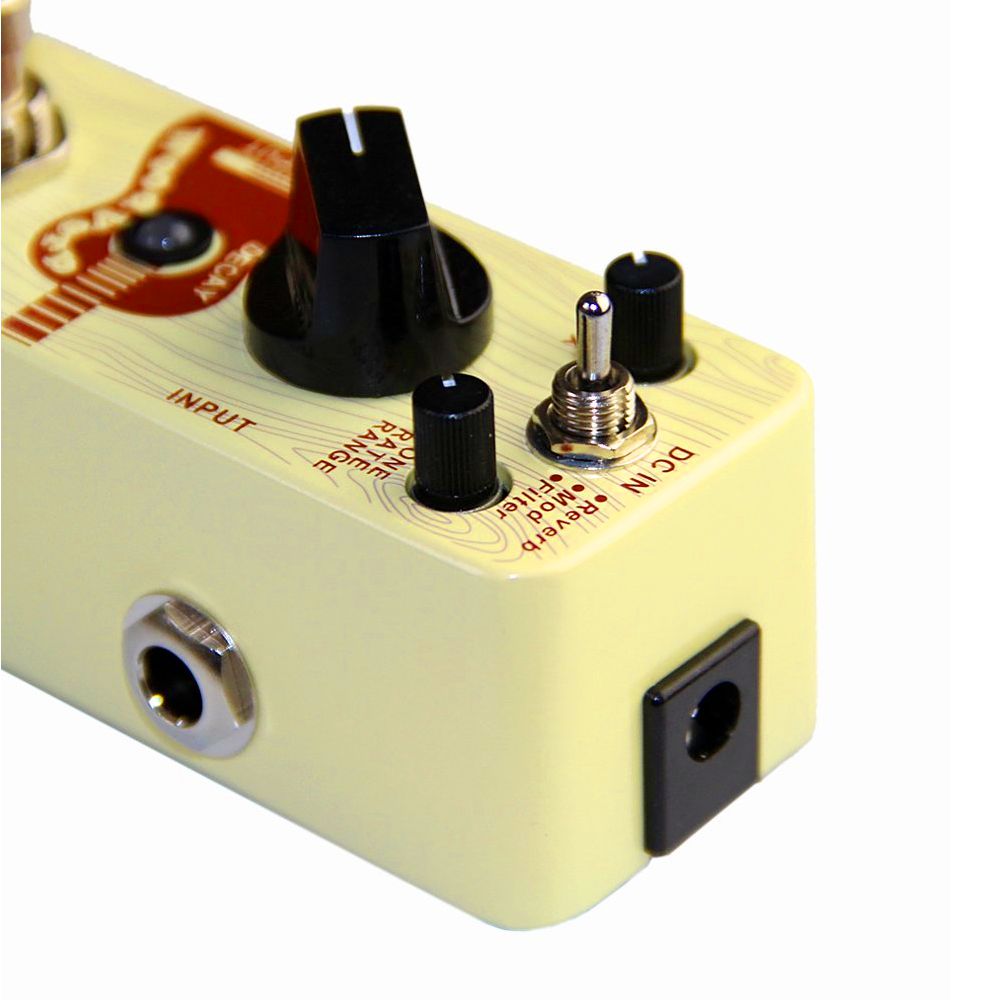Pedal de Reverb para Violão MOOER MRV-3 WoodVerb com 3 Modos