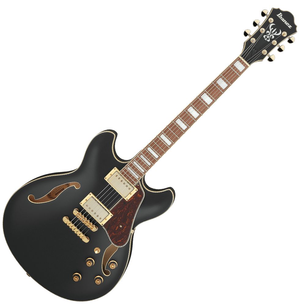 Guitarra Semi Acústica Ibanez AS73G BKF Black Flat - AudioDriver