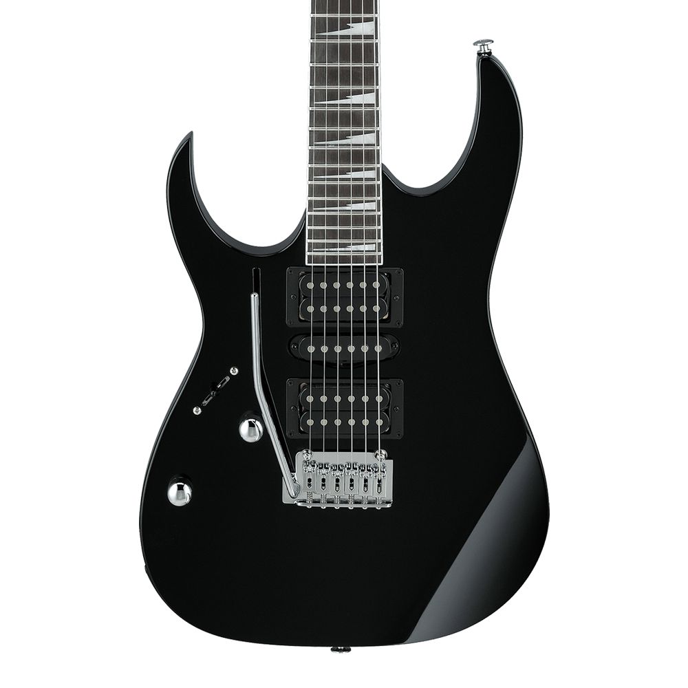 Guitarra Canhoto Super Strato HSH Ibanez GRG170DXL BKN Black Night