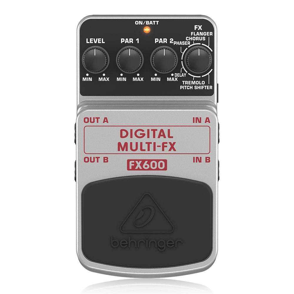 Pedal Multi Efeitos para Guitarra Behringer FX600 Digital Multi-FX