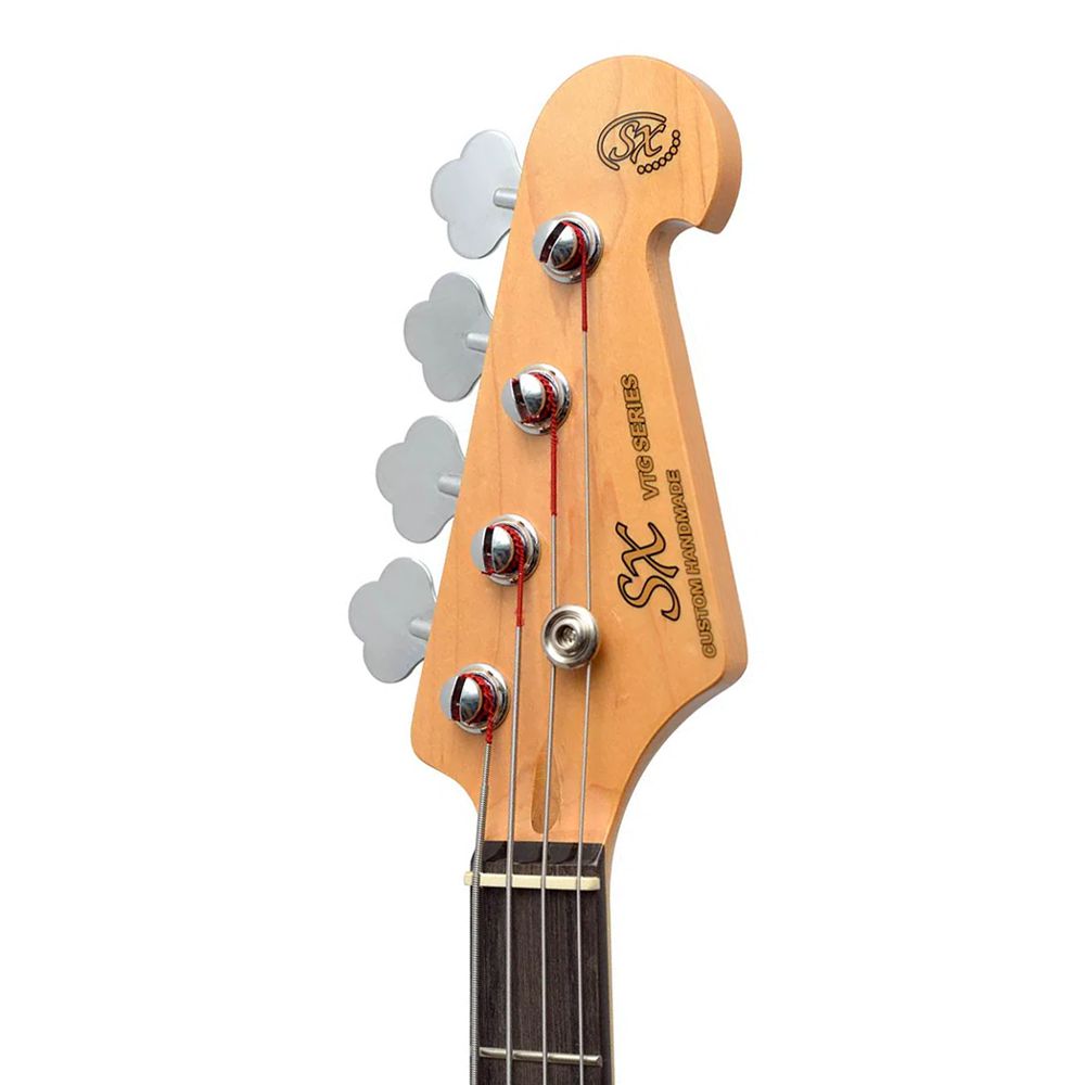 Baixo 4 Cordas Precision SX SPB62+ BK Vintage Series Black com Gig