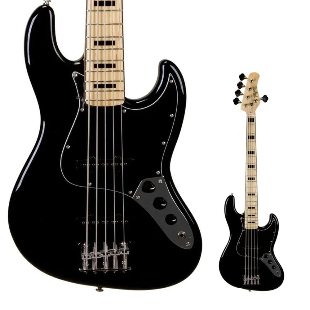 Baixo 5 Cordas Jazz Bass Tagima TJB-5S Special Black - AudioDriver