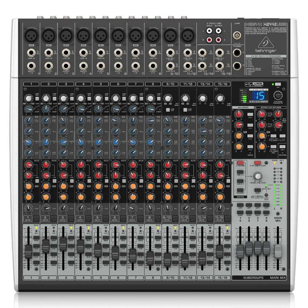 Mixer Mesa de Som Xenyx X2442USB - Behringer - AudioDriver