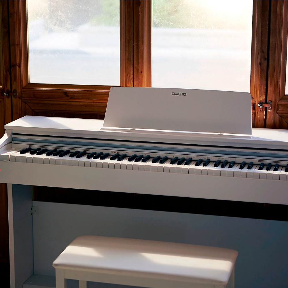 Piano Digital 88 Teclas Branco Casio Celviano AP-270 - AudioDriver