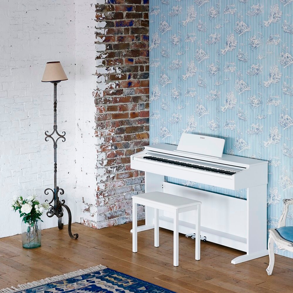 Piano Digital 88 Teclas Branco Casio Celviano AP-270 - AudioDriver