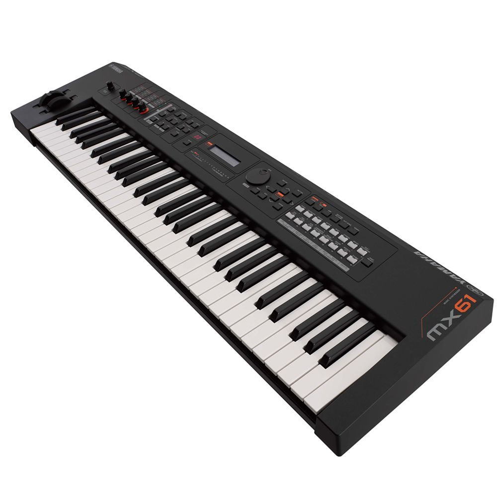 Teclado Sintetizador 61 Teclas Yamaha MX-61 BK Preto - AudioDriver