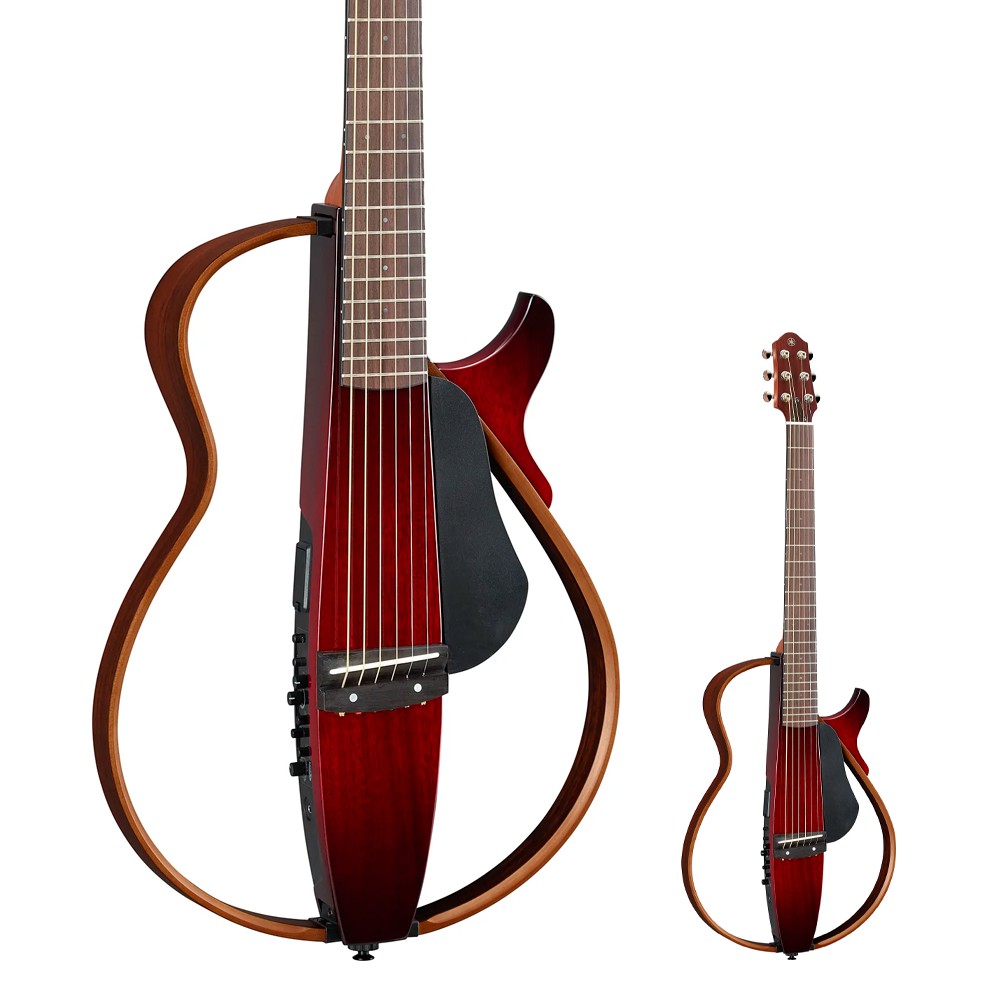 Violão Elétrico Nylon Yamaha Silent SLG200N CRB Crimson Red Burst