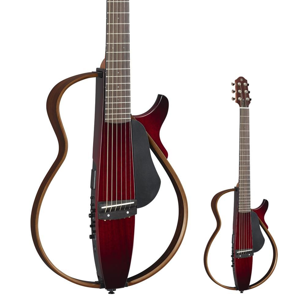 Violão Elétrico Aço Yamaha SLG200S Crimson Red Burst - AudioDriver