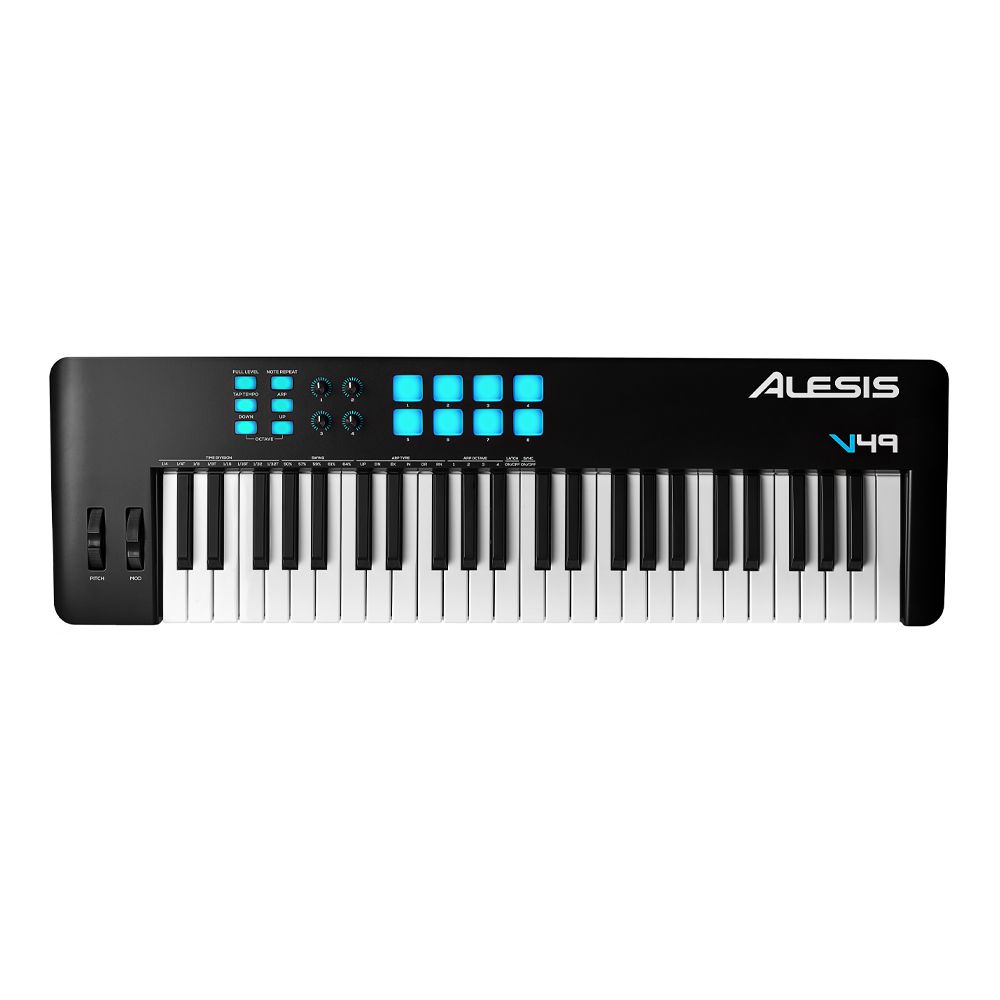 Teclado Controlador 49 Teclas Alesis V49 MKII USB-MIDI Keyboard