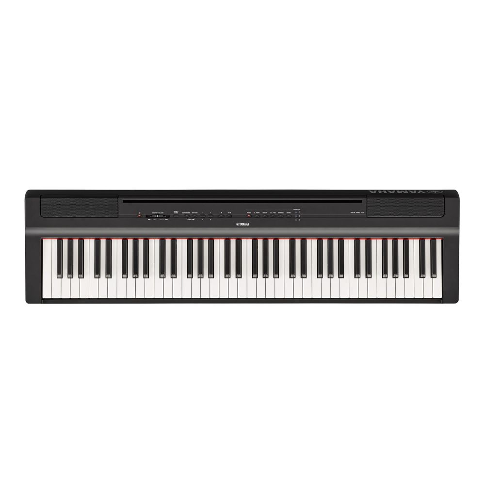 Piano Digital 73 Teclas Yamaha P-121B Preto com Pedal e Fonte
