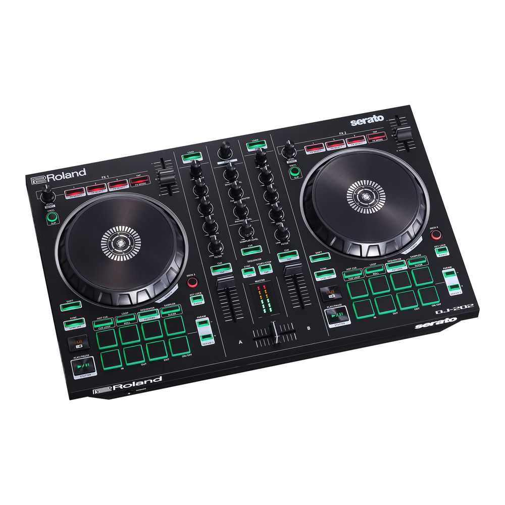 【美品】Roland★DJ-202★DJコントローラー★ローランド★ Controladora para DJ 4 Canais Roland DJ-202 DJ Controller