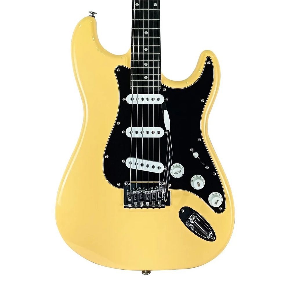 Guitarra Strato PHX ST-1 PR CH Power Premium Linha Sunset Creme