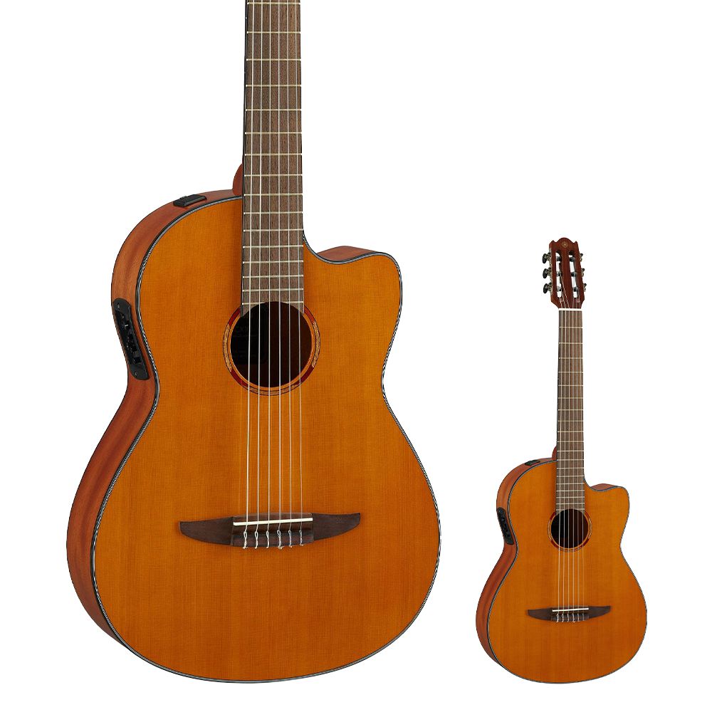 Violão Elétrico Nylon Yamaha NCX1C NT com Tampo Sólido em Western