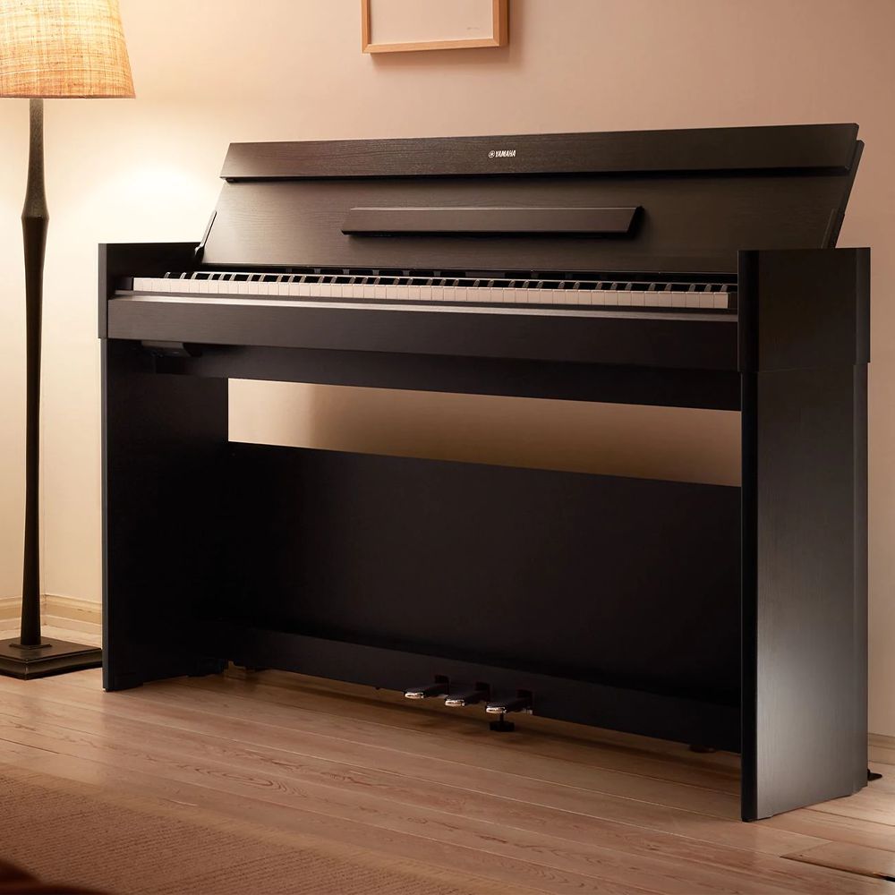 Piano Digital 88 Teclas Yamaha ARIUS YDP-145 Black com Banco