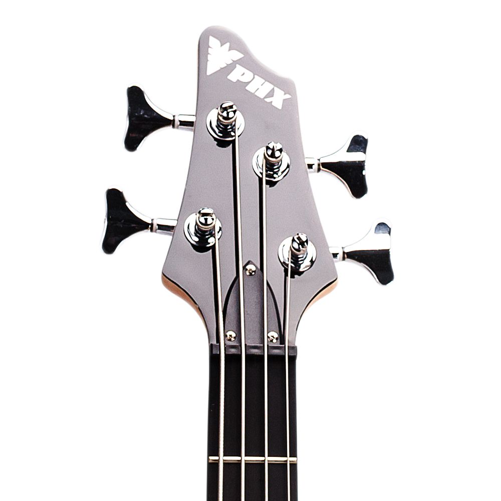 Baixo 4 Cordas Ativo - PHX Sunset BS-4 S - Metallic Black